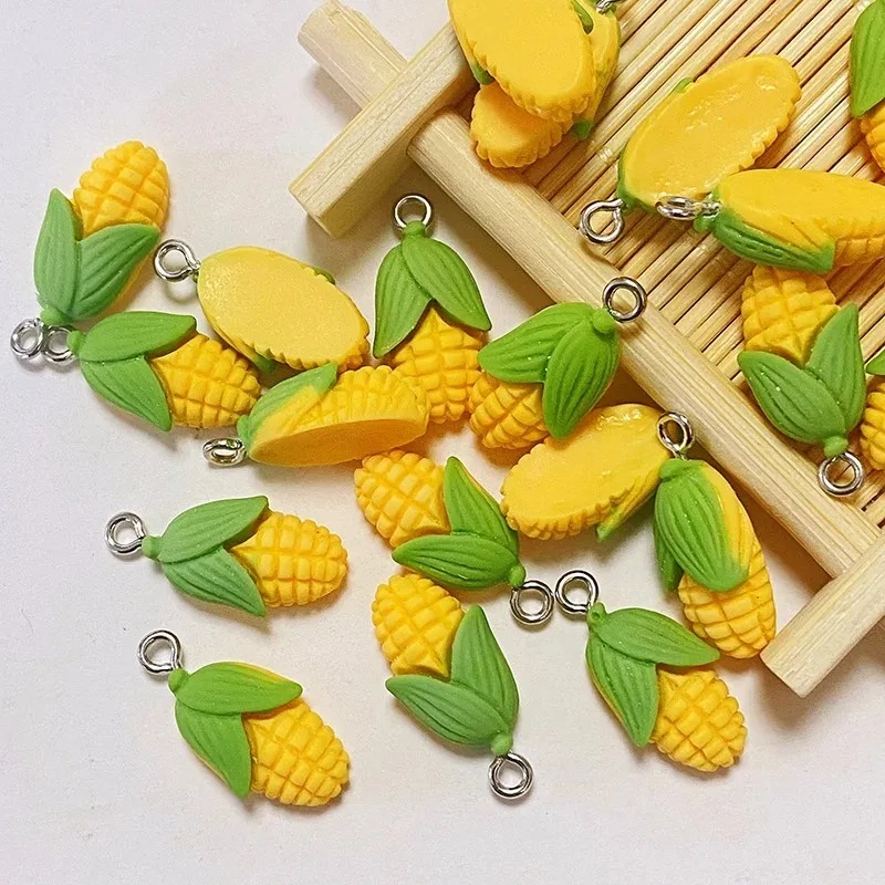 Resin Art Supplies - 20Pcs Funny Mini Corn Vegetable Resin