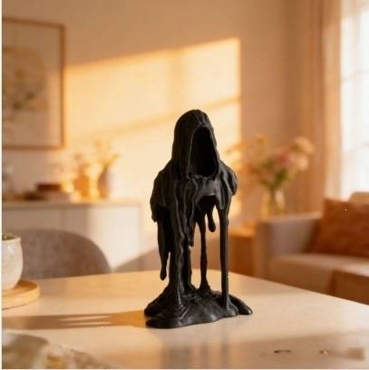 Resin Art Use - Creative Melting Death Statue Gothic Art
