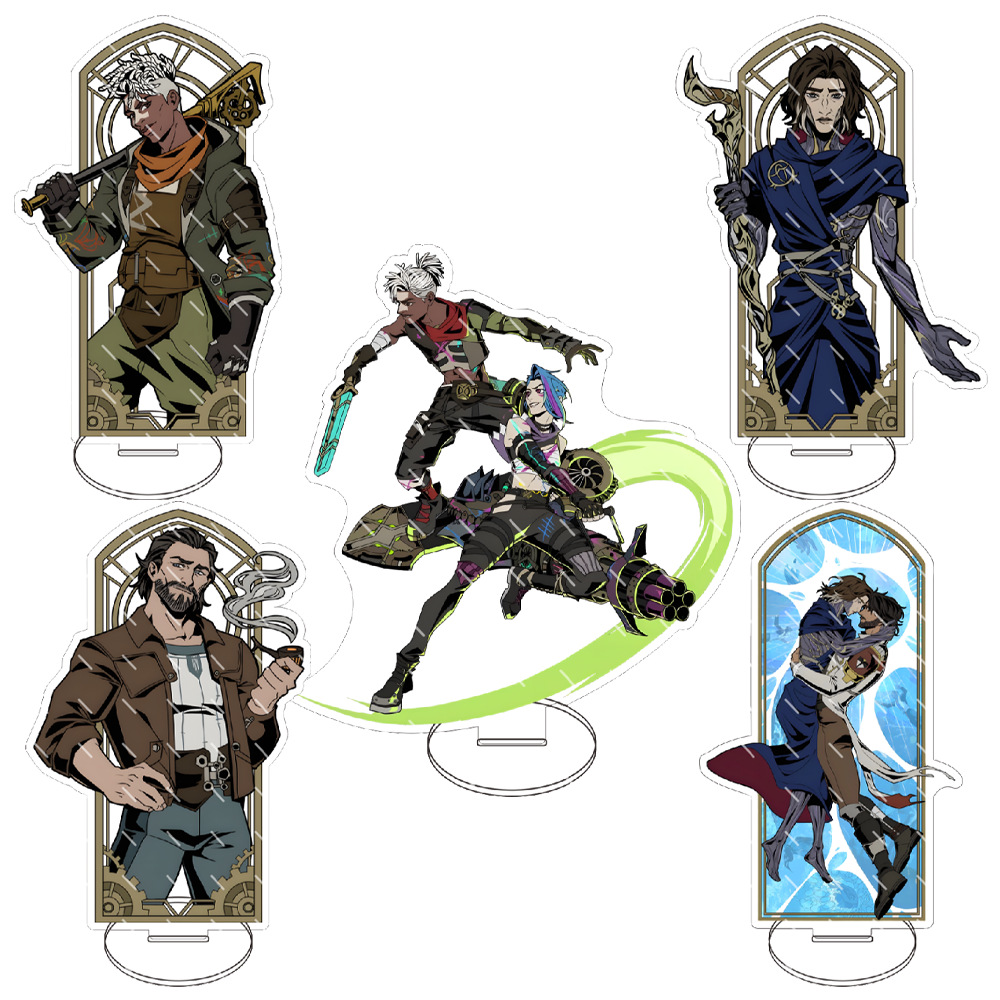 Resin Art Toys - Arcane：League of Legends Acrylic Game Stand
