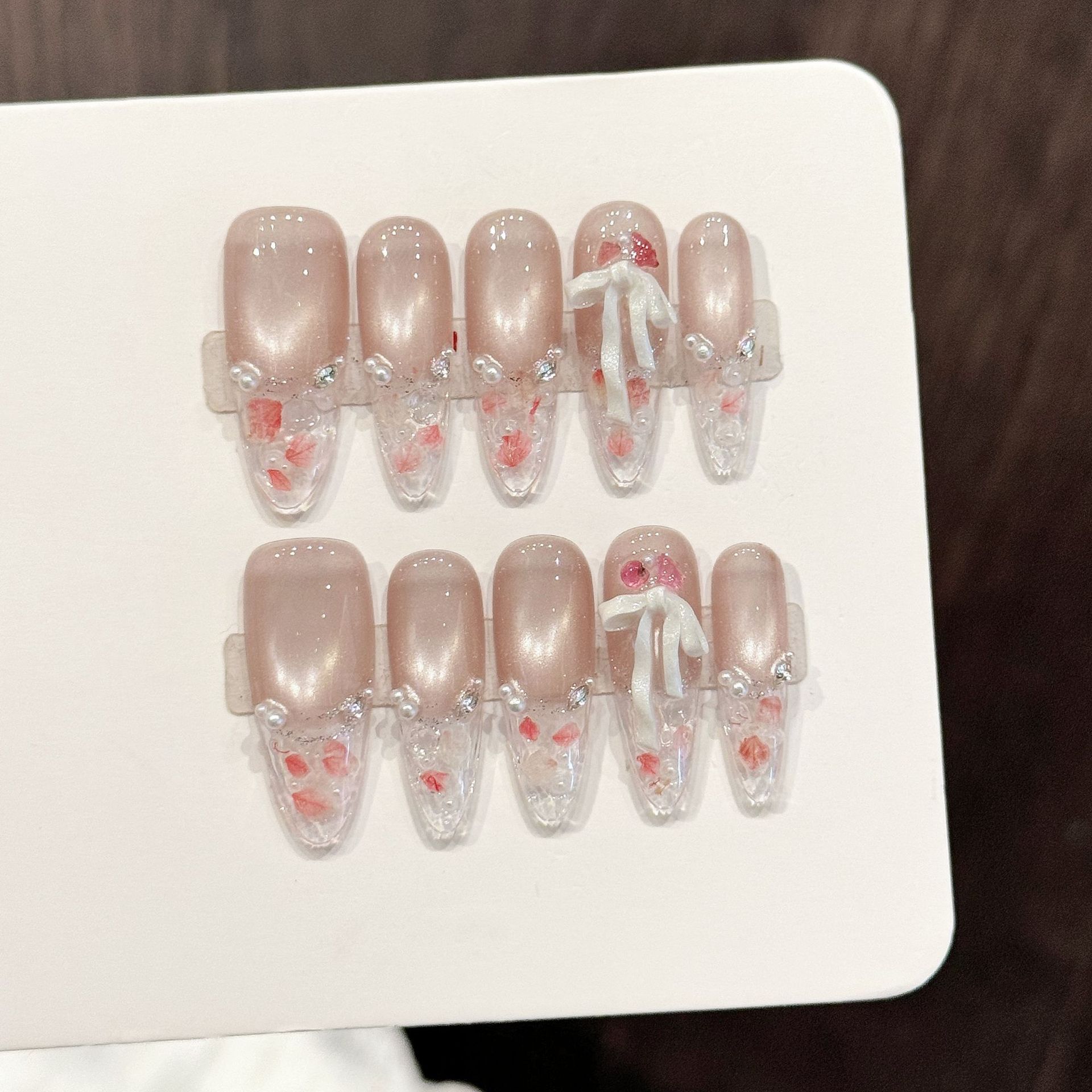 Resin Art Use - 10pcs Pure Hand Pressed Long Oval