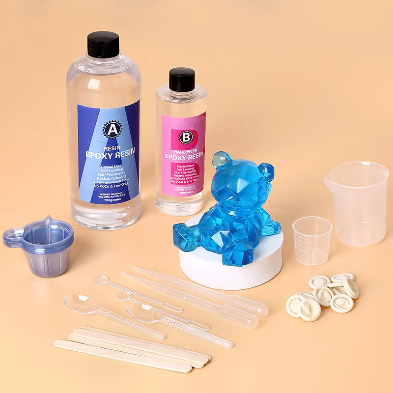 Resin Art Use - Epoxy Resin Kit Crystal Clear Easy