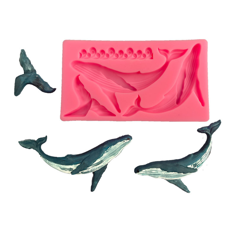 Silicone Mold Ocean - DIY Whale Silicone Mold Ocean Series