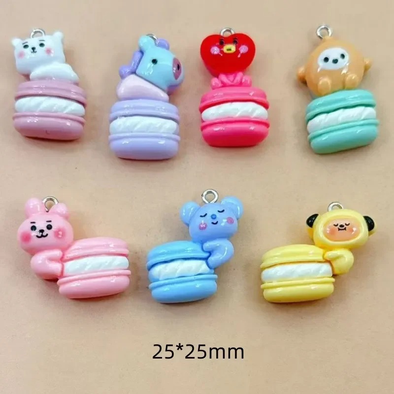 Resin Art Supplies - 10pcs Mixed Cartoon Resin Charms Tiny