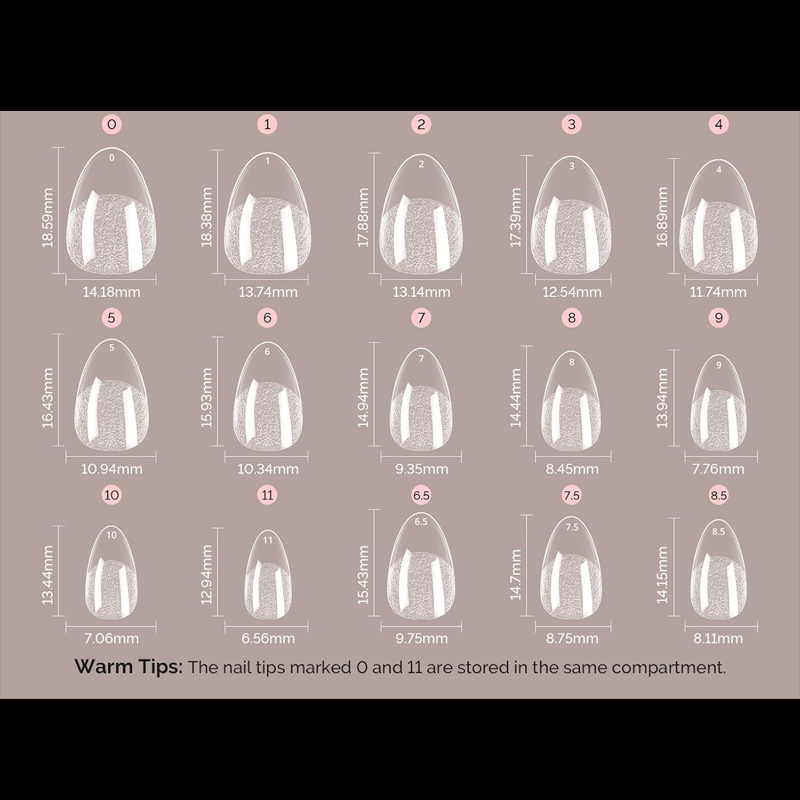 Ultra-Short Almond-Shaped X-St - Resin Art Use 评论和价格