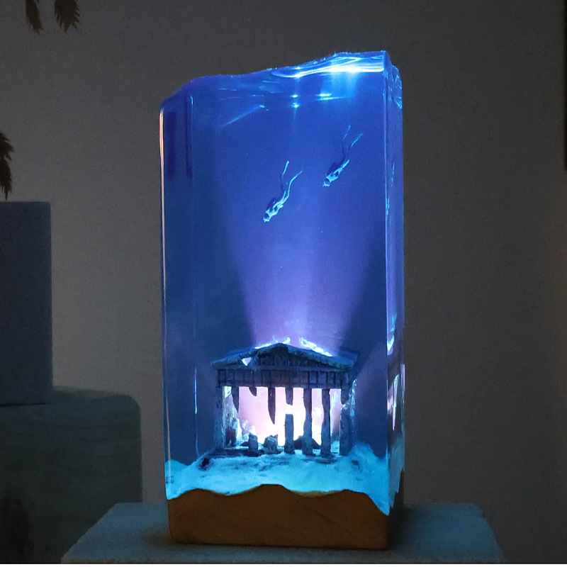 NEW Marine Art Home Decoration - Resin Art Table Top 评论和价格