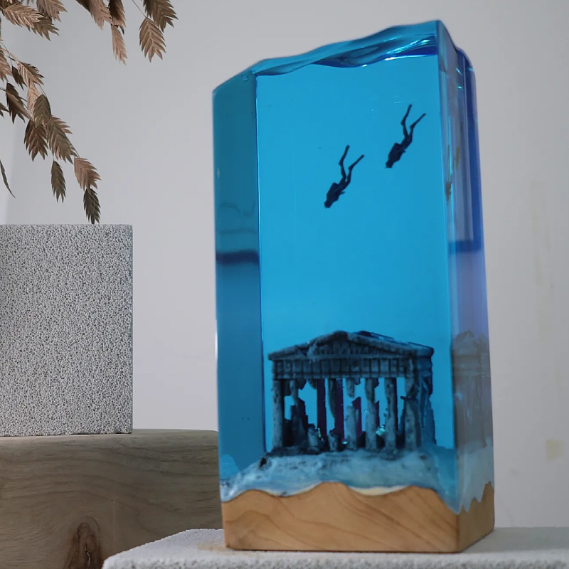 NEW Marine Art Home Decoration - Resin Art Table Top 评论和价格