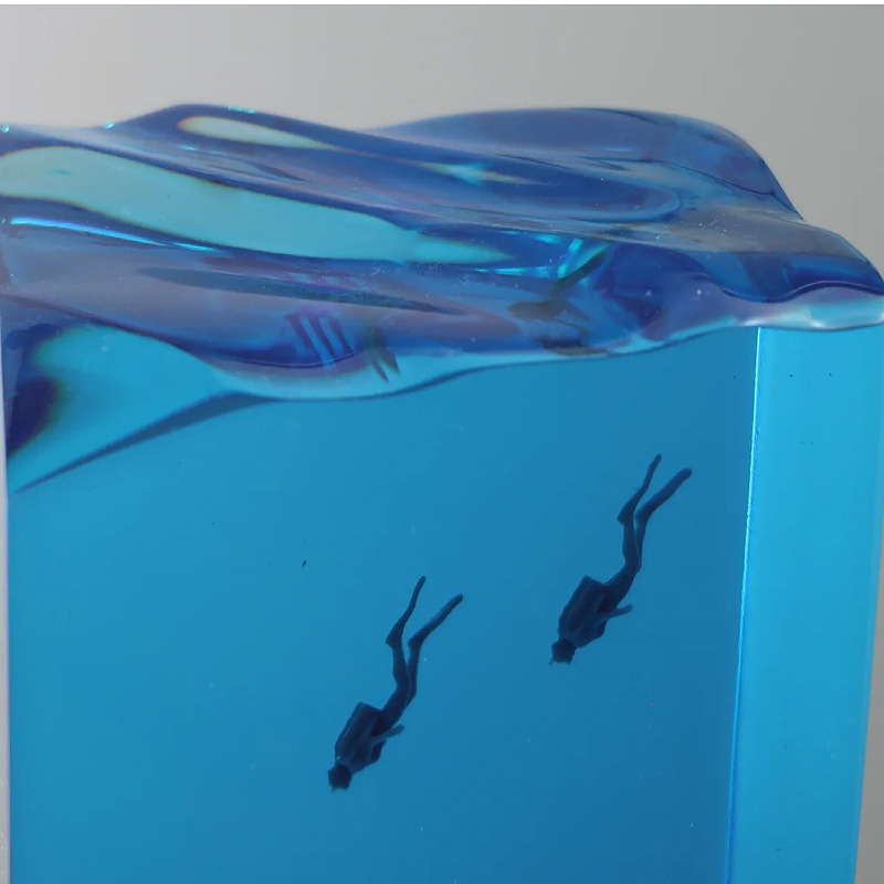 NEW Marine Art Home Decoration - Resin Art Table Top 评论和价格