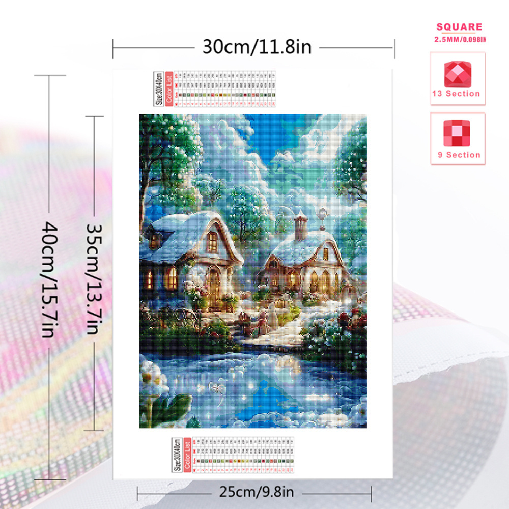 Evershine House Diamond Painti - Resin Art Wall 评论和价格