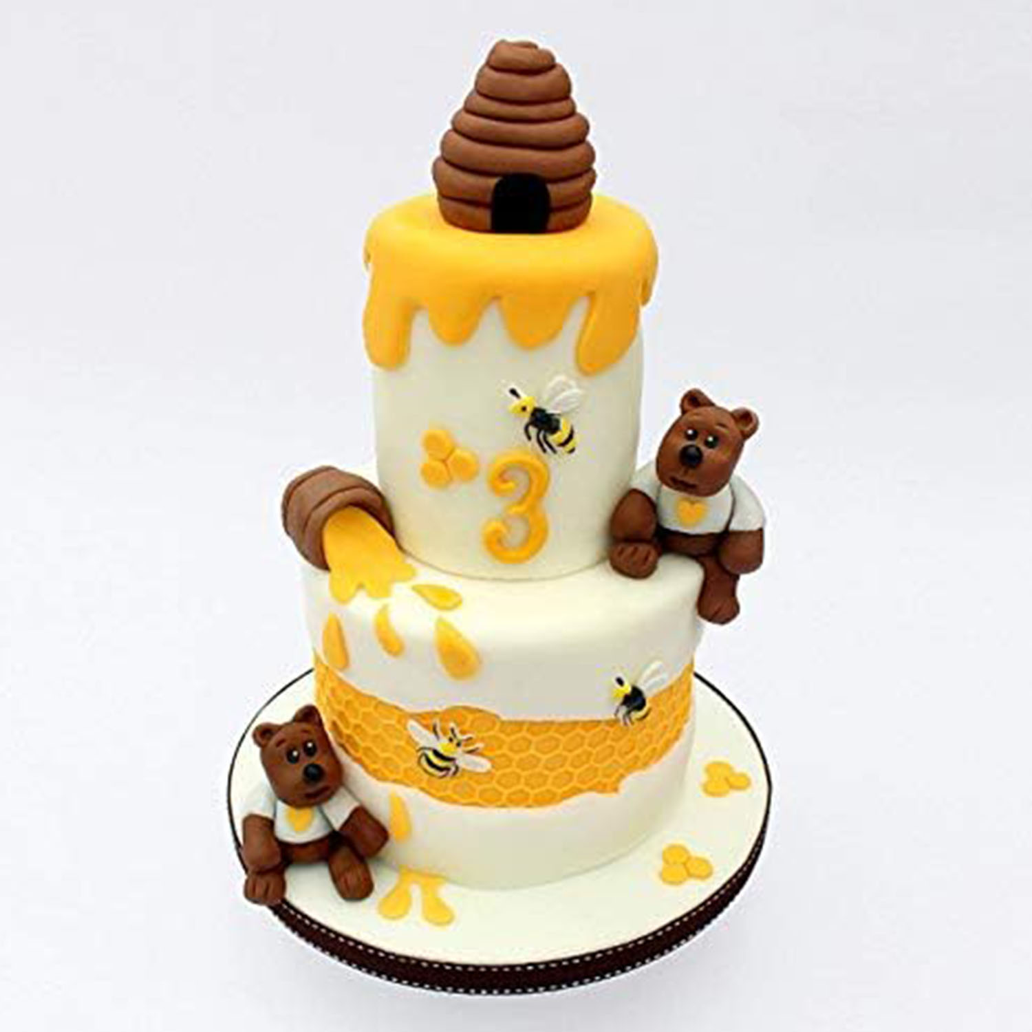 3Pcs Bumble Bee Honeycomb Sili - Silicone Mold Ocean 评论和价格