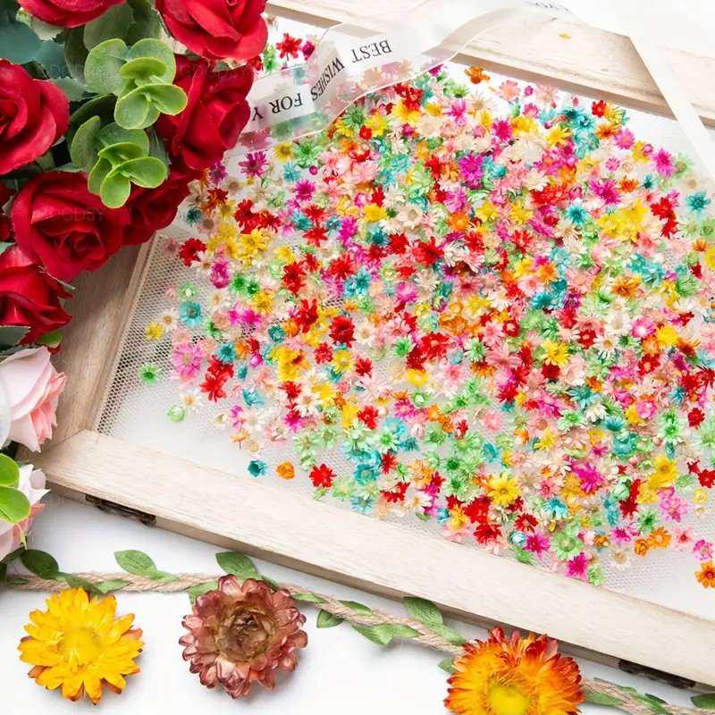 Classic artificial Flower Mix  - Resin Art Earrings Design 评论和价格