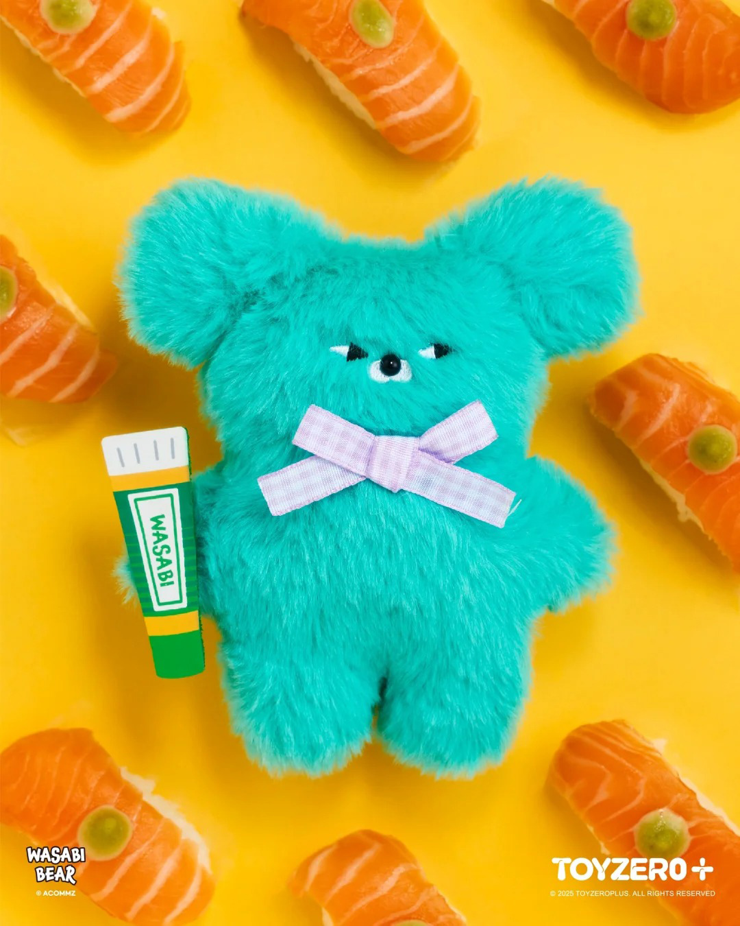 Wasabi Bear Flavor Fusion Mini - Resin Art Keychain 评论和价格