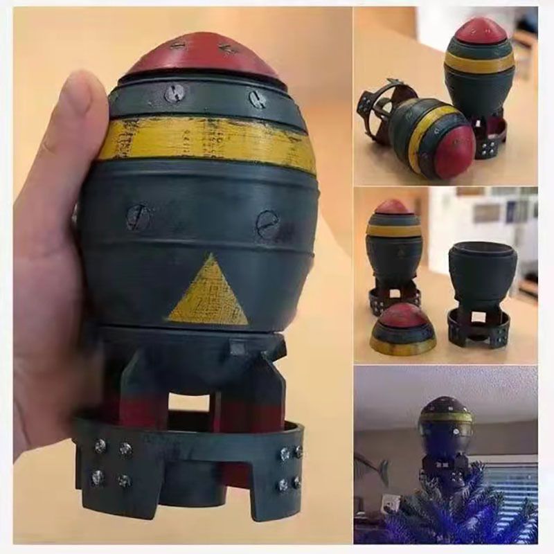 New Mini Nuke Bomb Storage Box - Resin Art Table Top 评论和价格