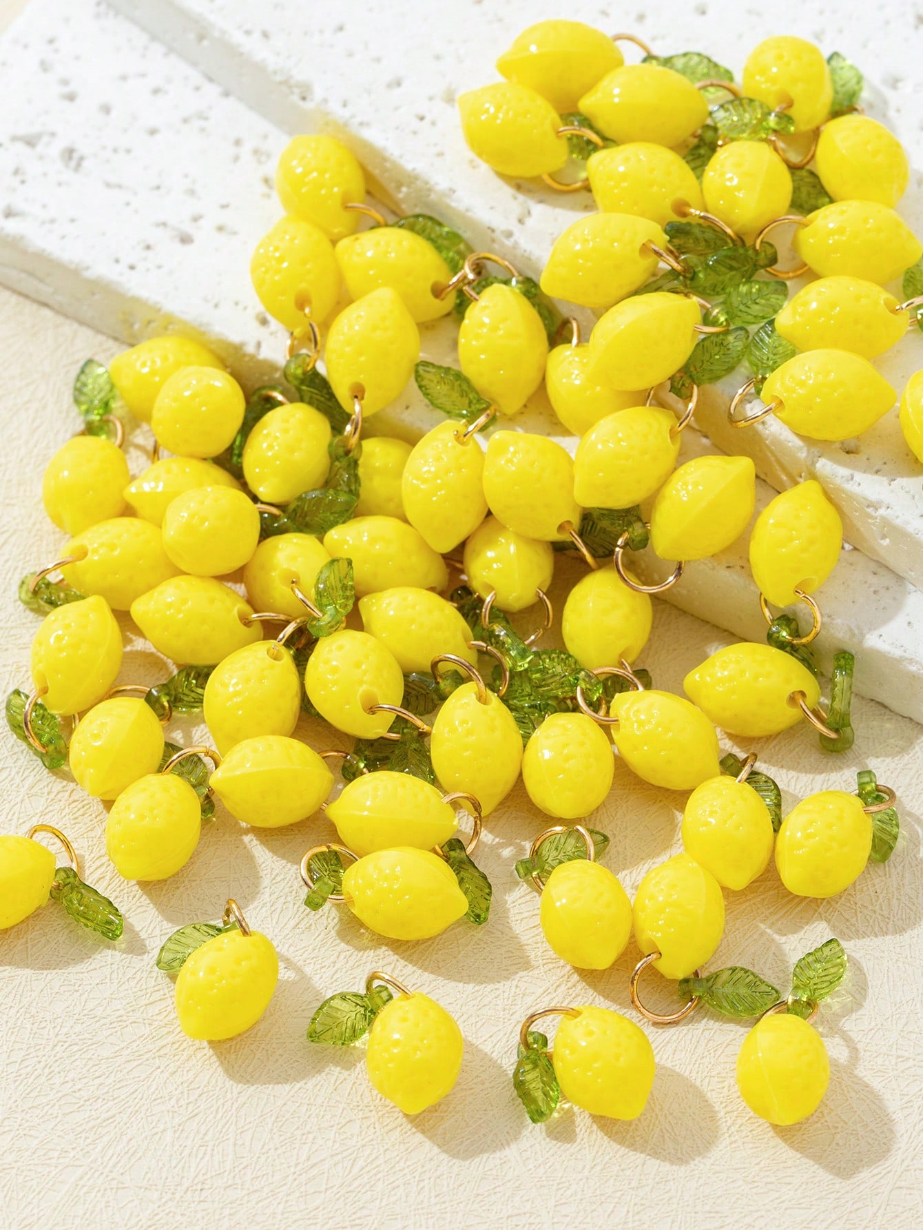 10Pcs 3D Lemon Resin Charms Pe - Resin Art Supplies 评论和价格