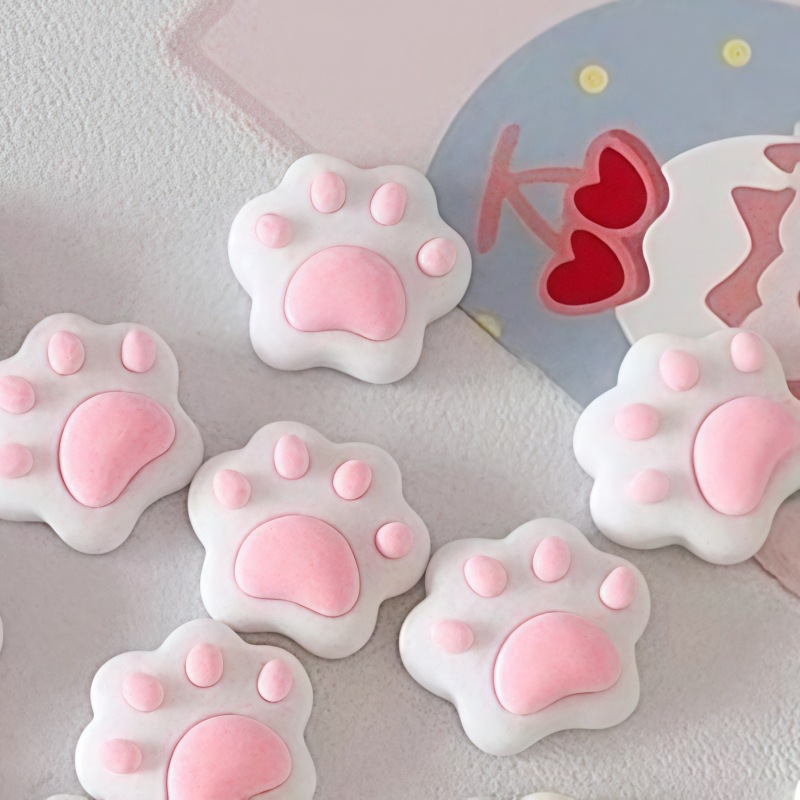30pc Cute Cat Paw Mini Accesso - Resin Art Use 评论和价格