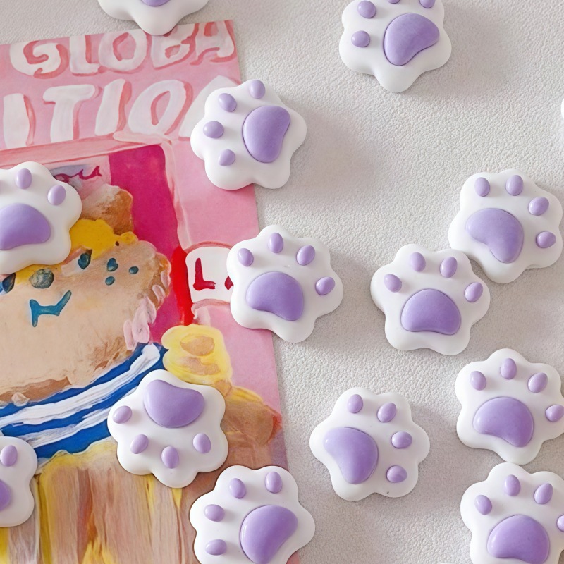 30pc Cute Cat Paw Mini Accesso - Resin Art Use 评论和价格