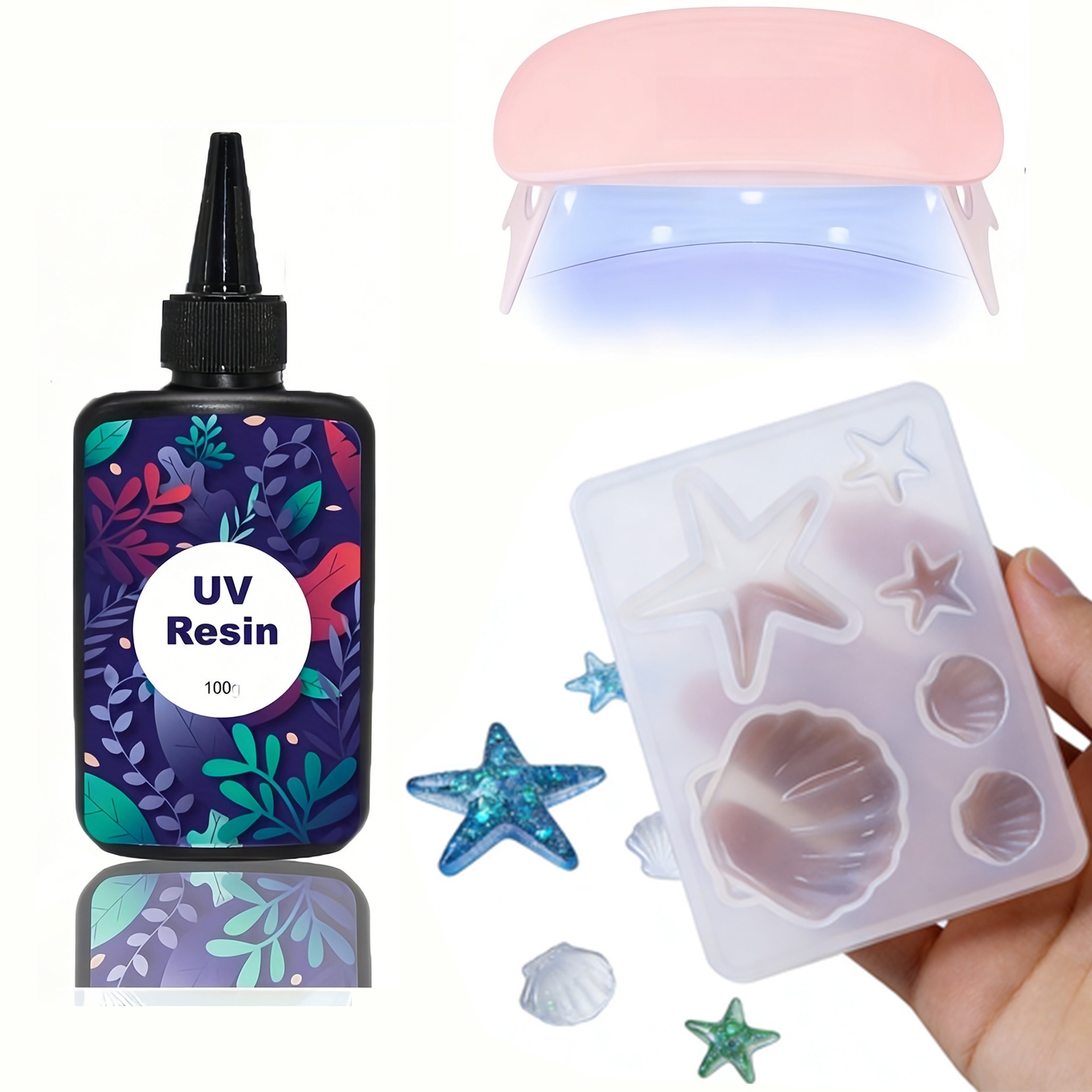 DIY Ocean Theme Crystal Epoxy  - Silicone Mold Ocean 评论和价格