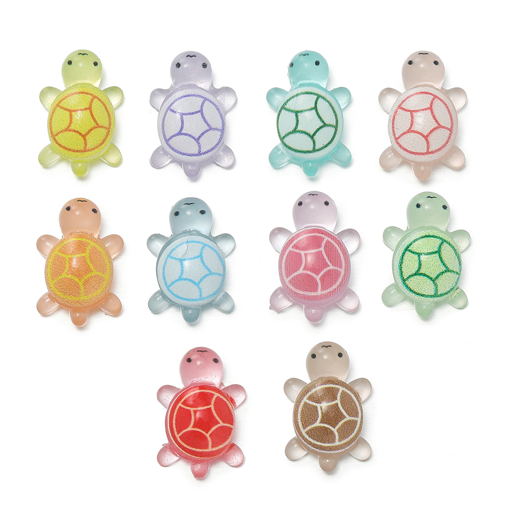 10pcs/lot Mini Resin Sea Turtl - Resin Art Keychain 评论和价格