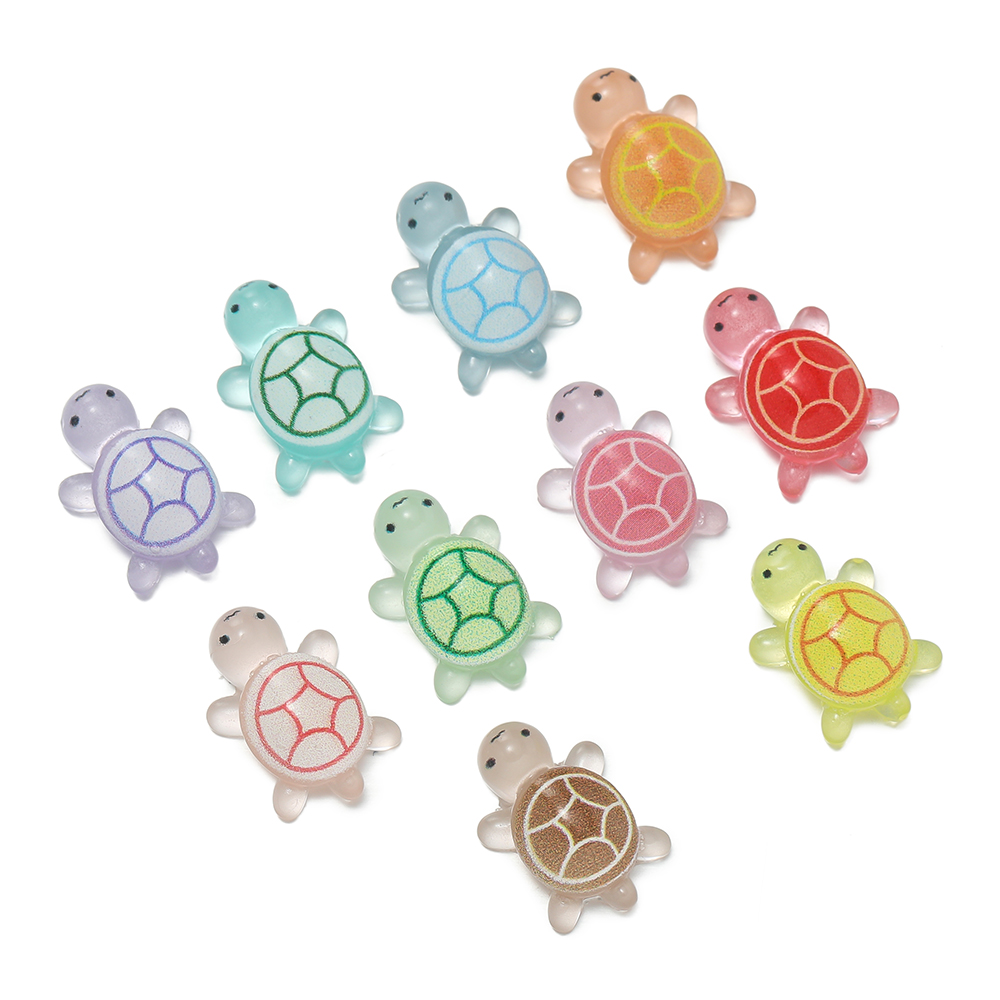 10pcs/lot Mini Resin Sea Turtl - Resin Art Keychain 评论和价格
