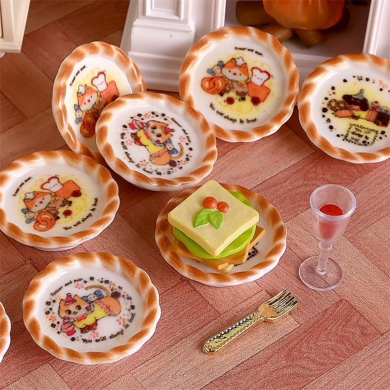 10Pcs/set Dollhouse Miniature  - Resin Art Toys 评论和价格
