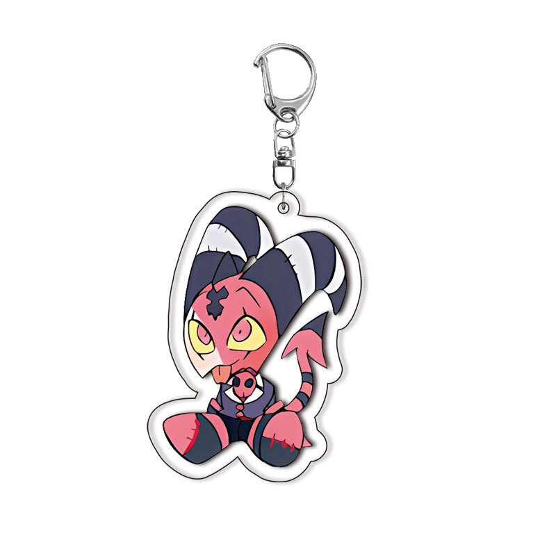 Hazbin Hotel New Acrylic Popul - Resin Art Keychain 评论和价格