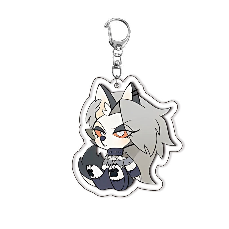 Hazbin Hotel New Acrylic Popul - Resin Art Keychain 评论和价格