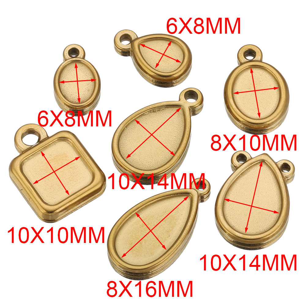 5pcs Stainless Steel Square Dr - Resin Art Supplies 评论和价格