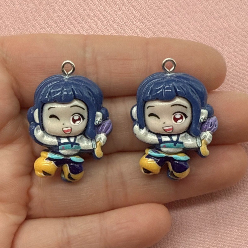 10pcs resin cartoon pendant, D - Resin Art Handmade 评论和价格
