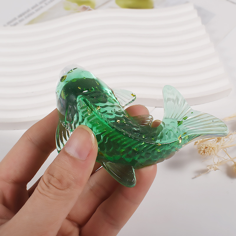 3D Koi Fish Shaped Epoxy Resin - Silicone Mold Ocean 评论和价格