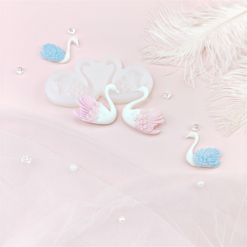 Swan Pair Combination Silicone - Silicone Mold Ocean 评论和价格