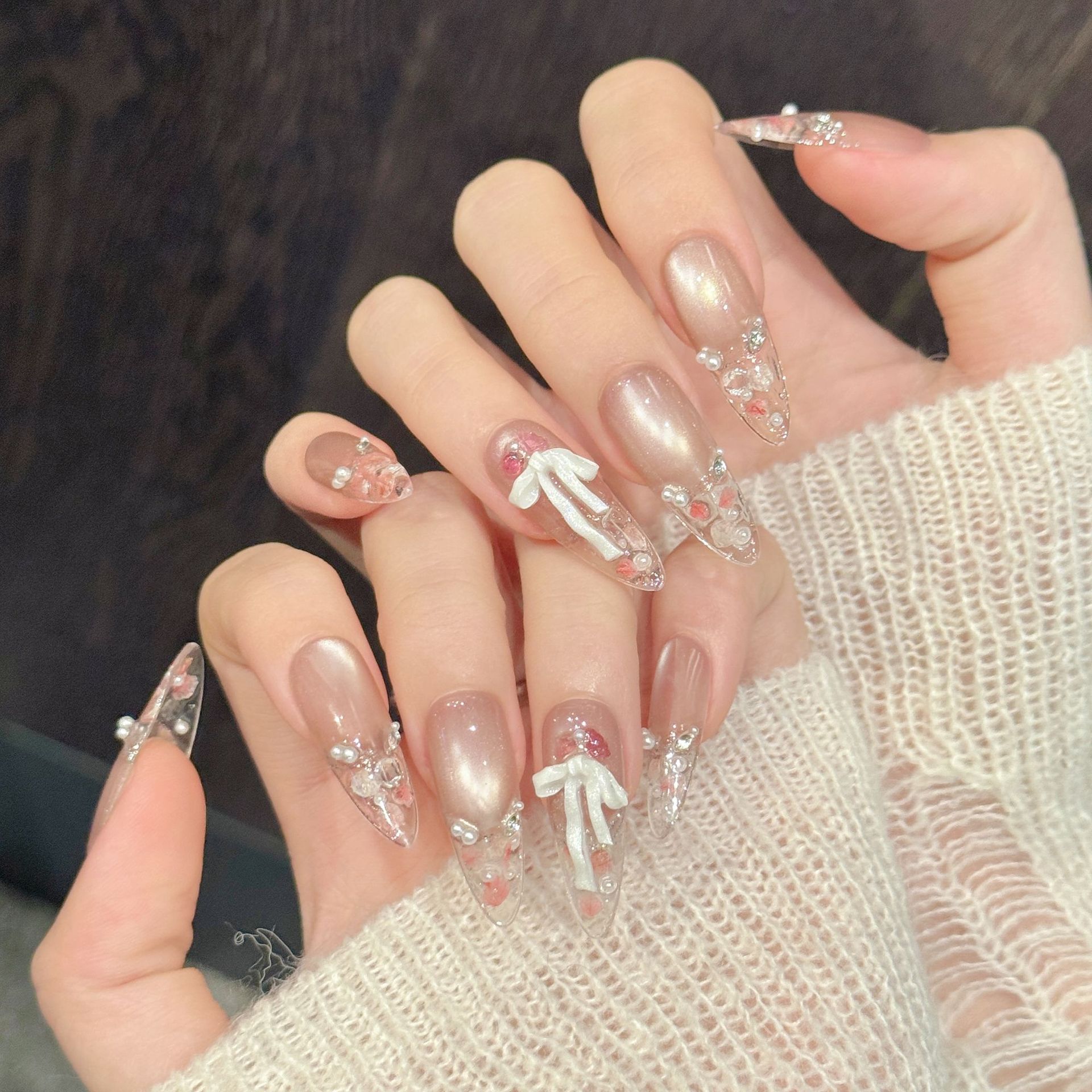 10pcs Pure Hand Pressed Long O - Resin Art Use 评论和价格