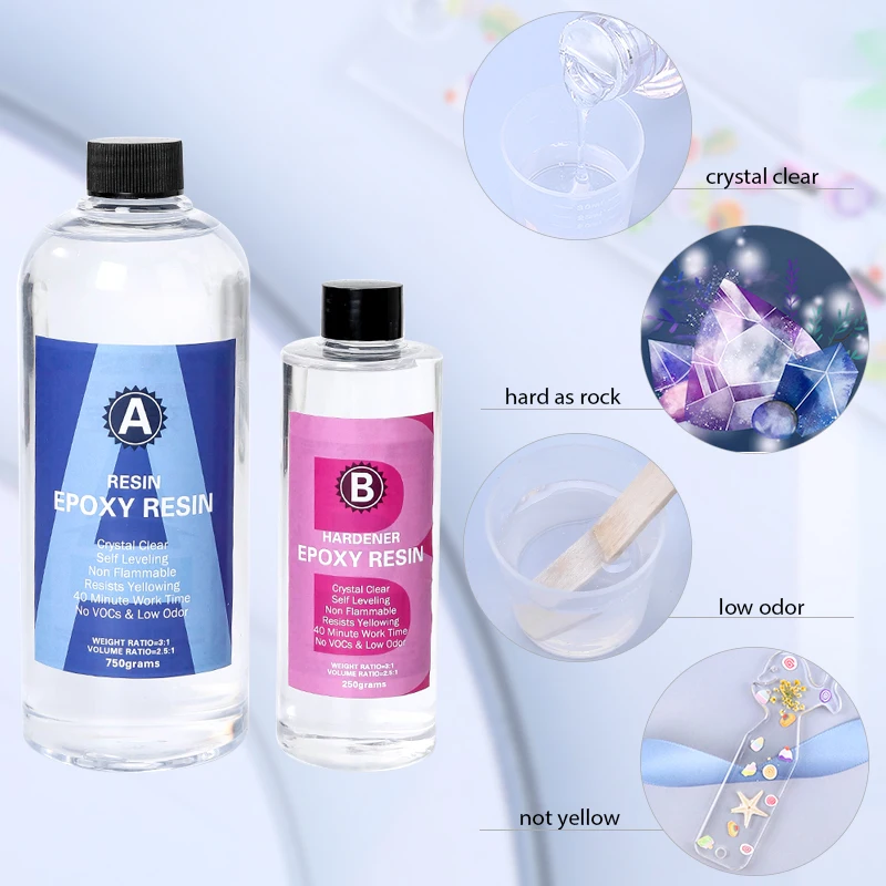 Epoxy Resin Kit Crystal Clear  - Resin Art Use 评论和价格
