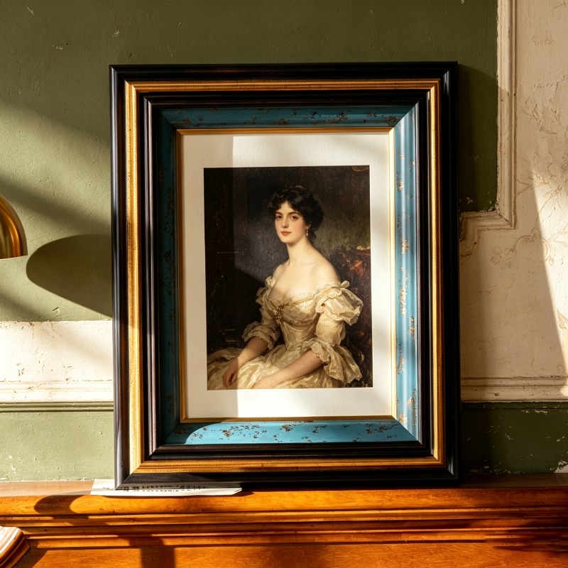 Vintage Picture Frame A4 6‑10  - Resin Art Table Top 评论和价格