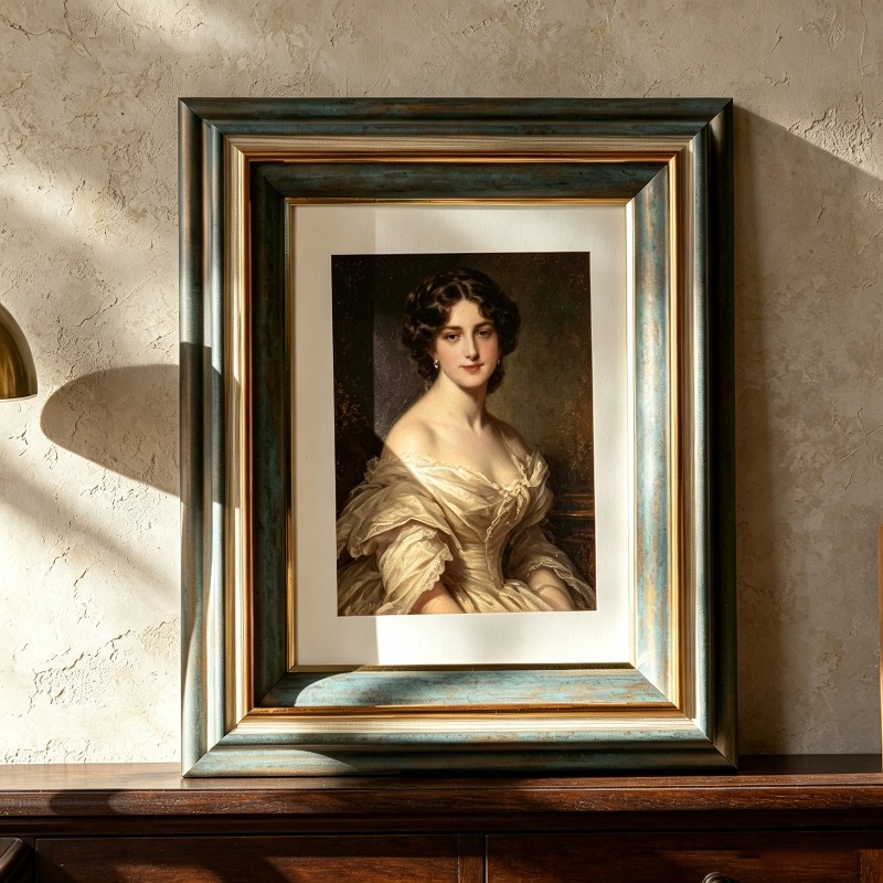 Vintage Picture Frame A4 6‑10  - Resin Art Table Top 评论和价格