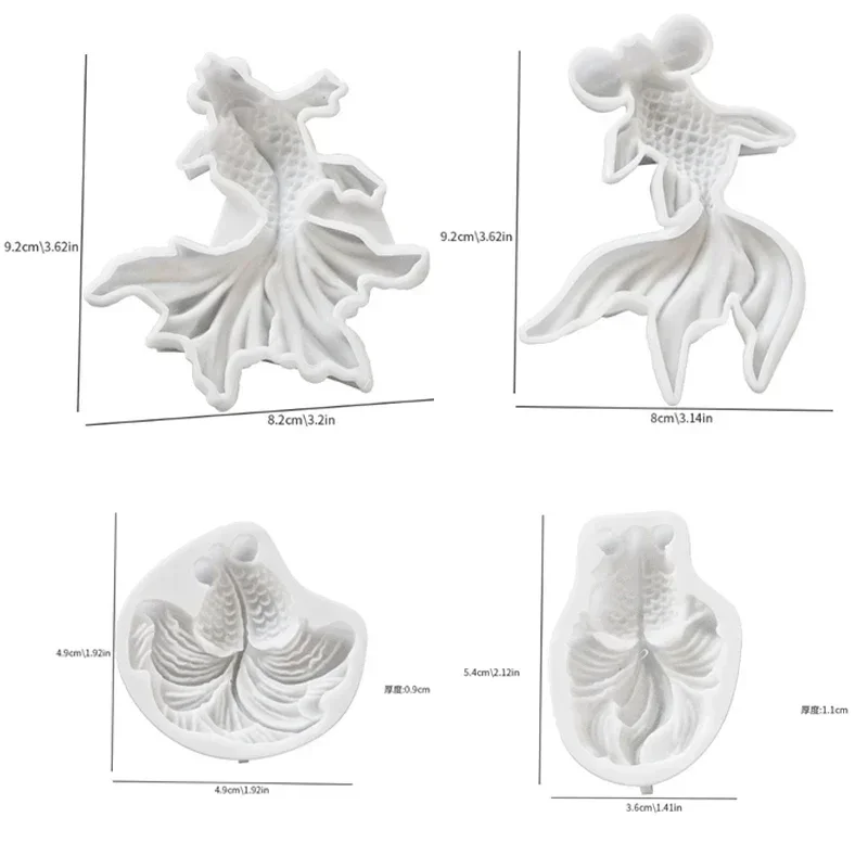 2026 Koi Fish Silicone Resin M - Silicone Mold Ocean 评论和价格