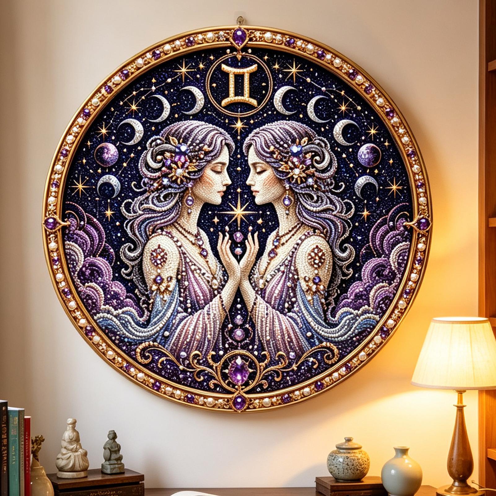 12 Zodiacs Signs Pearl Art Kit - Resin Art Supplies 评论和价格