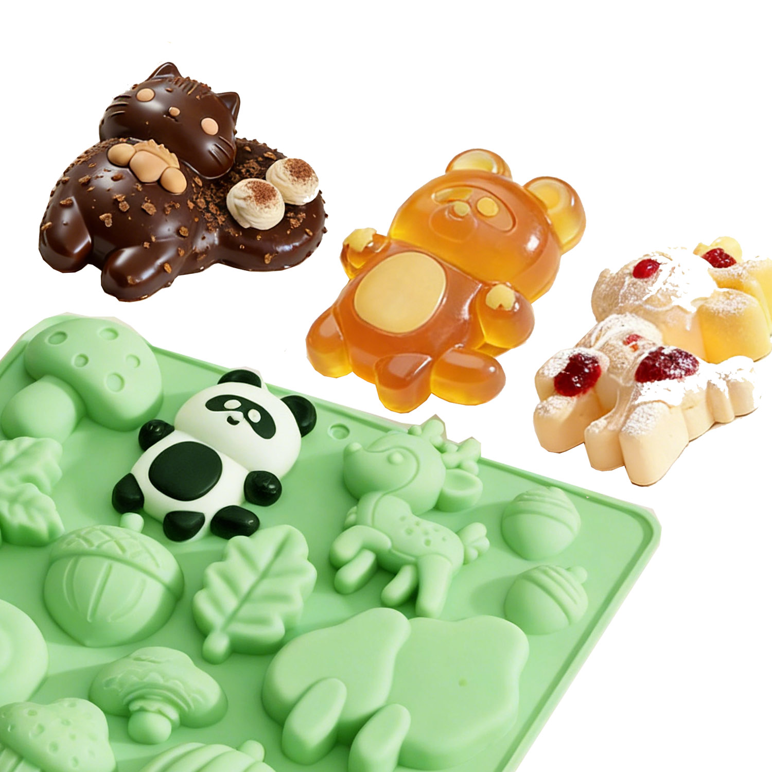 1 Silicone Cake Mold in the Sh - Resin Art Supplies 评论和价格
