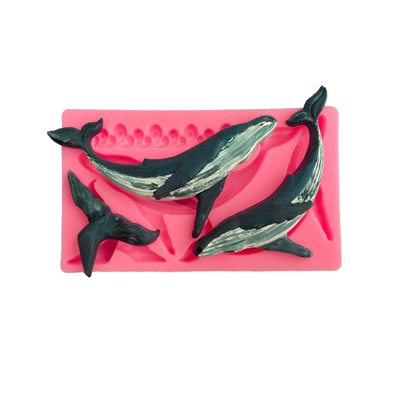 DIY Whale Silicone Mold Ocean  - Silicone Mold Ocean 评论和价格