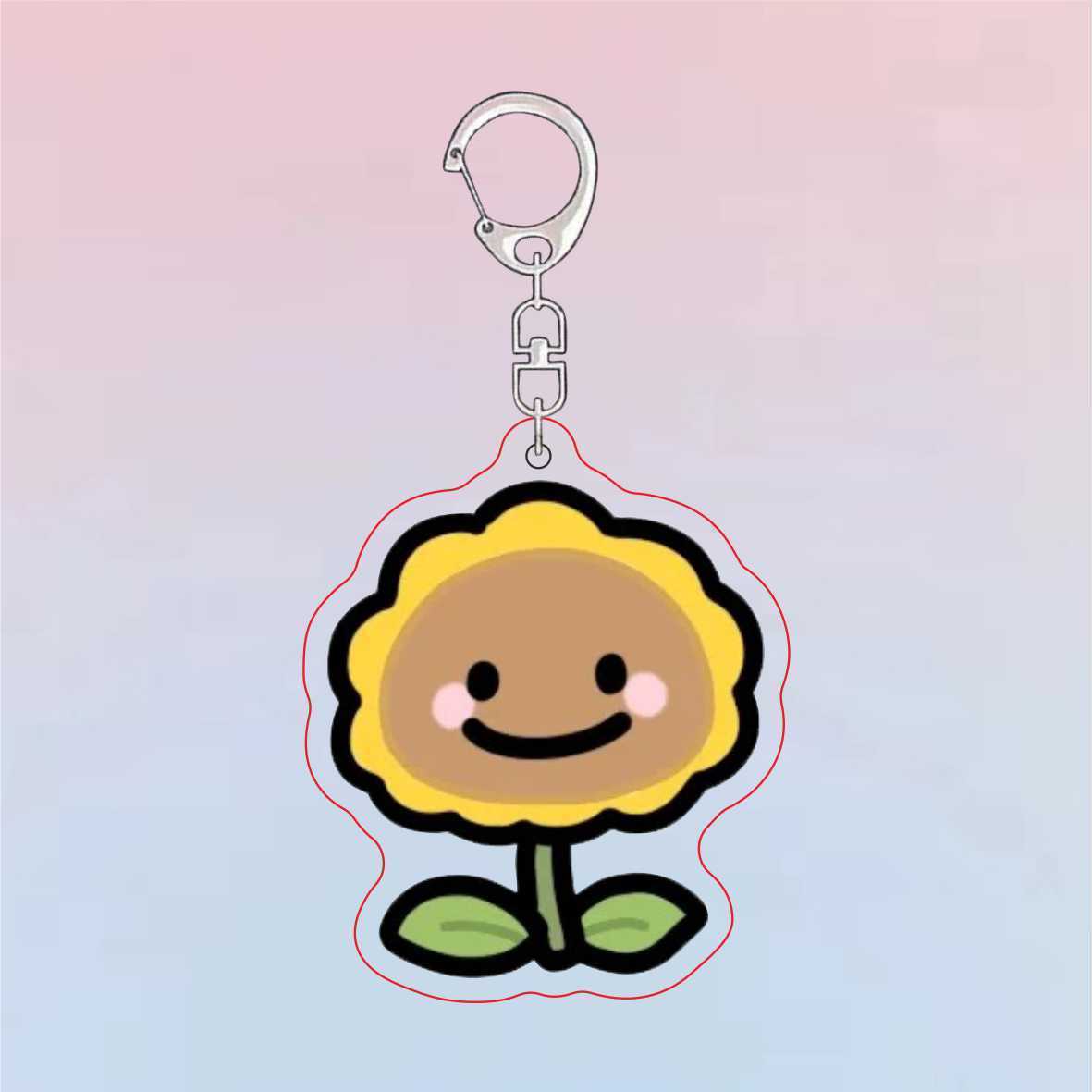 Plants Vs Zombies Acrylic Cute - Resin Art Keychain 评论和价格