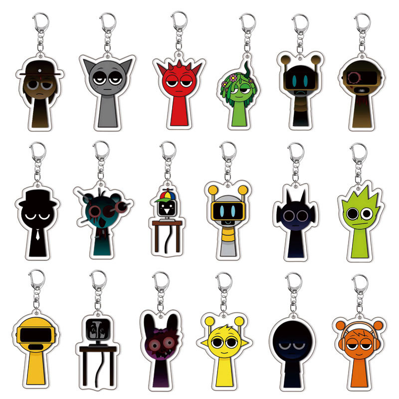 Incredibox Sprunky Beats Rhyth - Resin Art Keychain 评论和价格