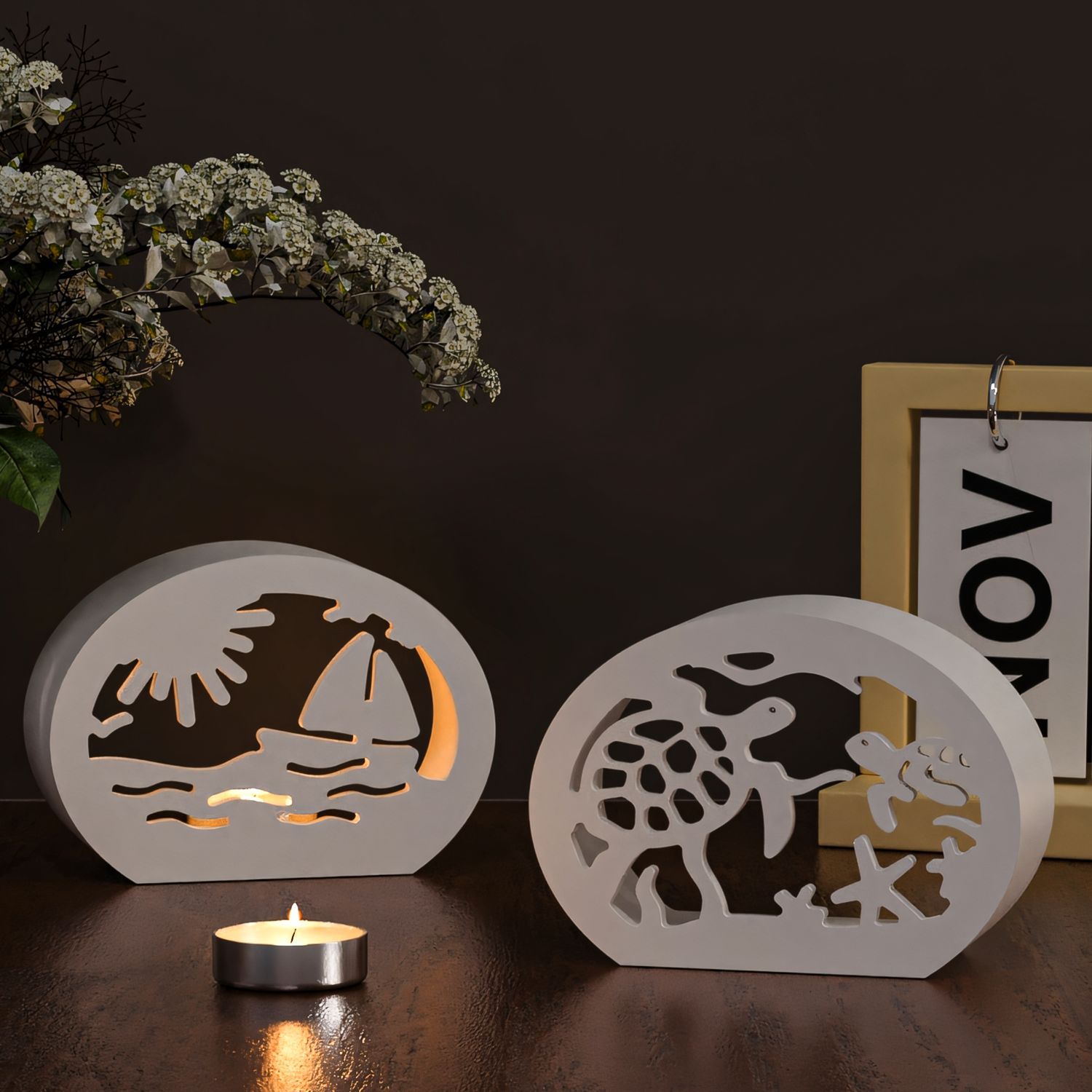 DIY Elliptical Ocean Hollow Ca - Silicone Mold Ocean 评论和价格