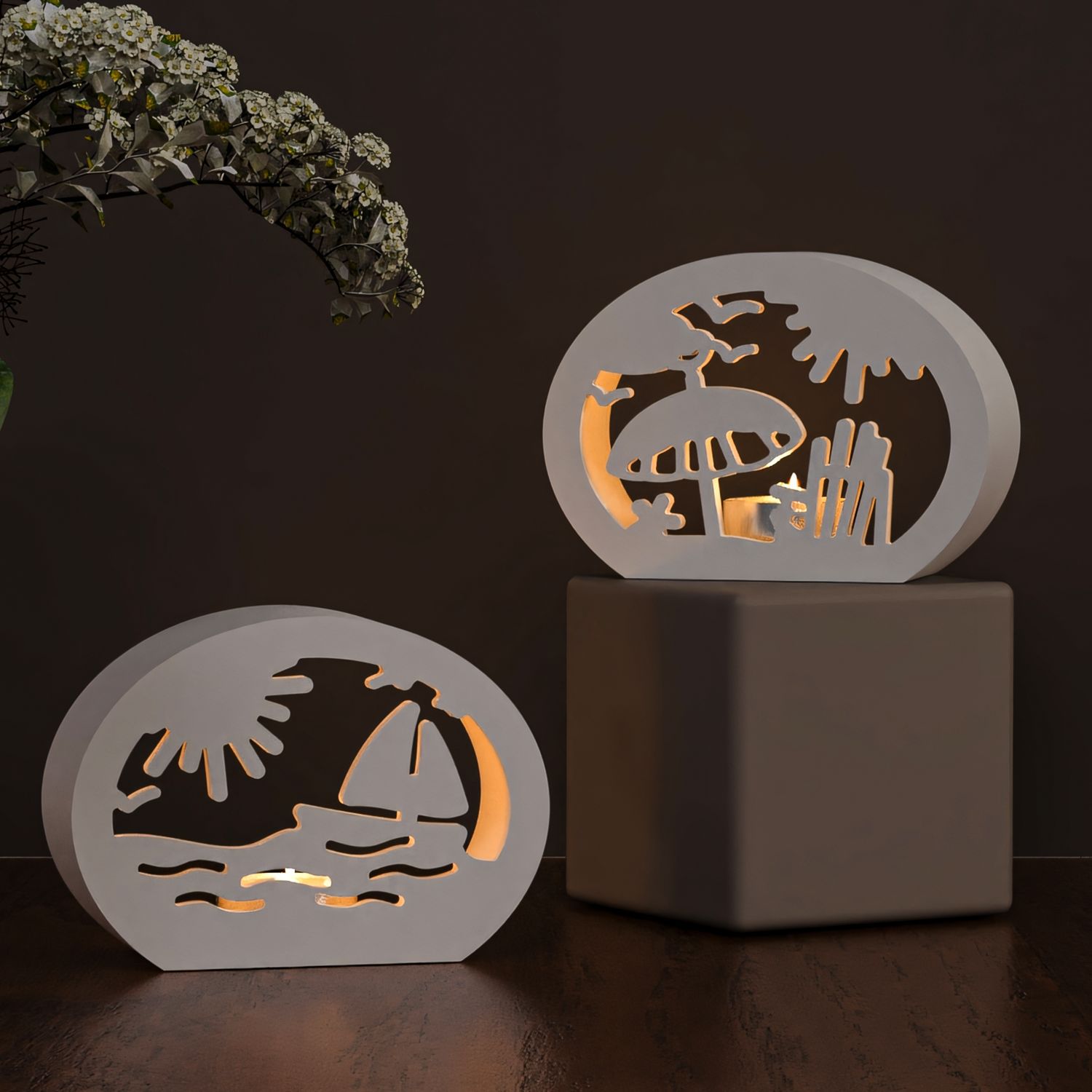 DIY Elliptical Ocean Hollow Ca - Silicone Mold Ocean 评论和价格