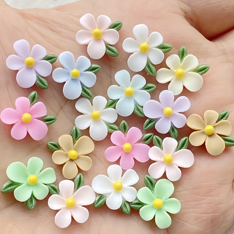 20pcs Resin Mini Flower and Le - Resin Art Use 评论和价格