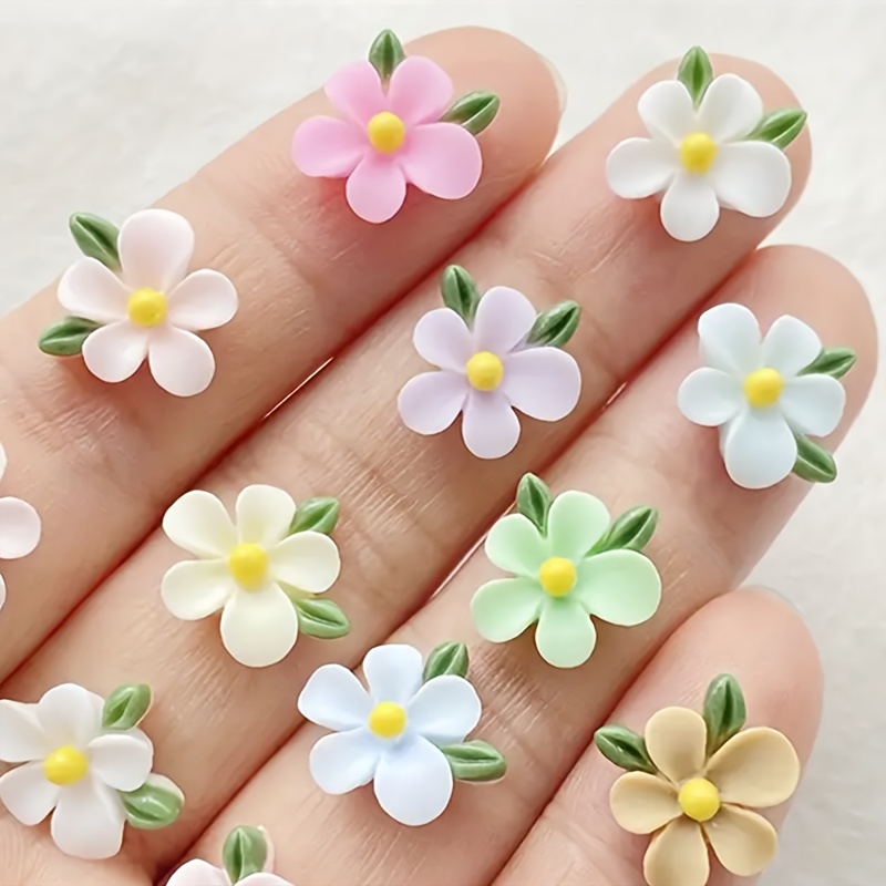 20pcs Resin Mini Flower and Le - Resin Art Use 评论和价格