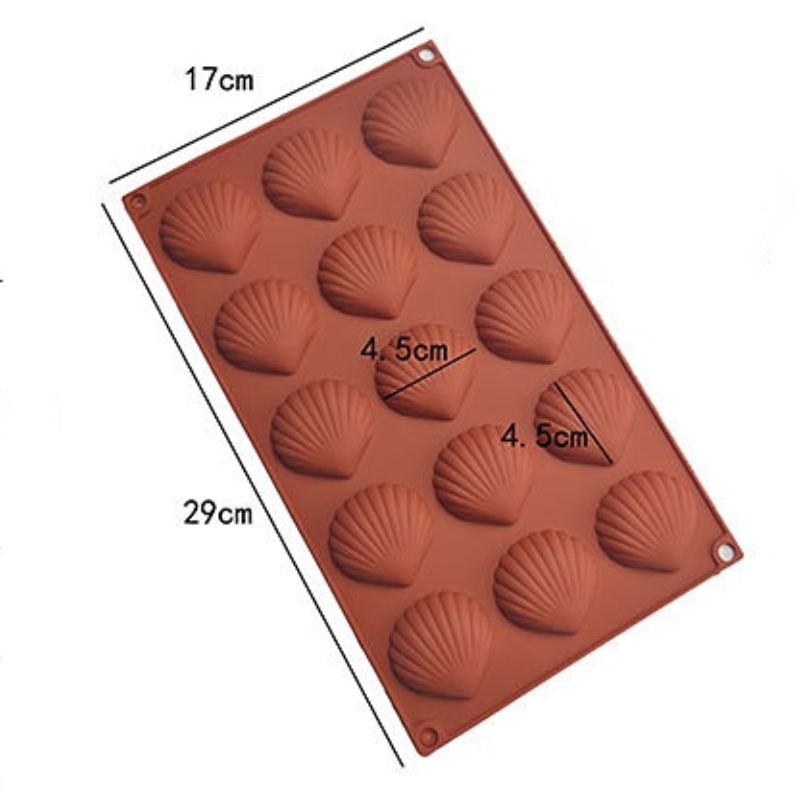 Food Grade Madeleine Cake Mold - Silicone Mold Ocean 评论和价格