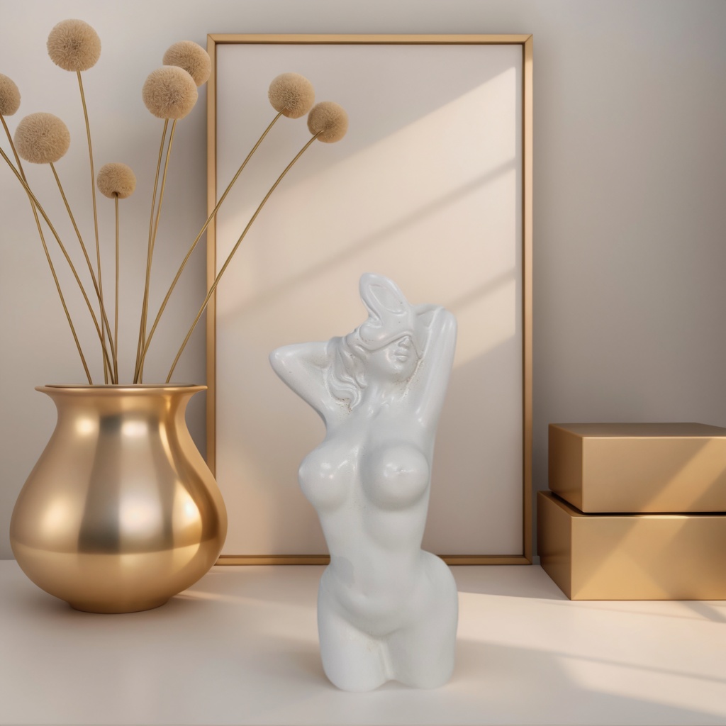 1 Piece of Artistic Human-Shap - Resin Art Table Top 评论和价格