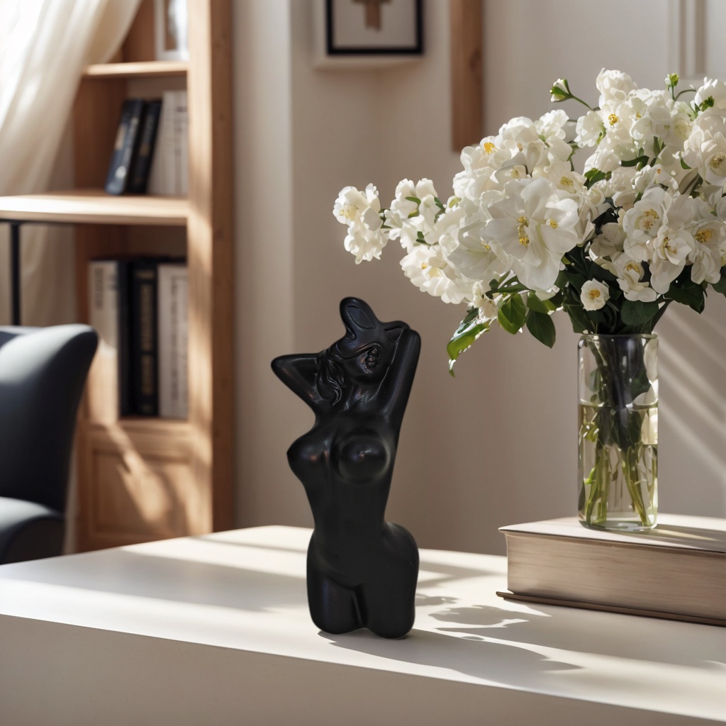 1 Piece of Artistic Human-Shap - Resin Art Table Top 评论和价格